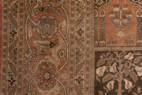 Antique Tabriz Area Rug (9' x 13')